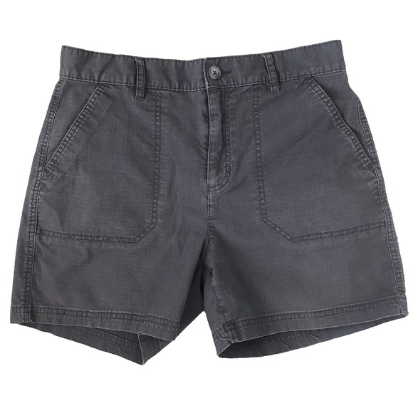 Eddie Bauer Pants - Eddie Bauer Shorts Women's 6 Gray Ripstop Specially Dyed Outdoor Hiking Casual